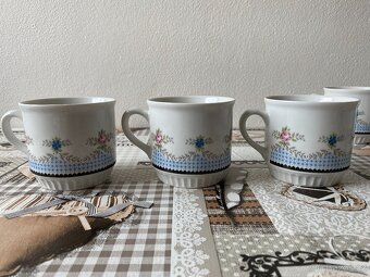 Raritní sada retro hrnků Dubí Czechoslovakia - 375 ml, 6 ks - 15