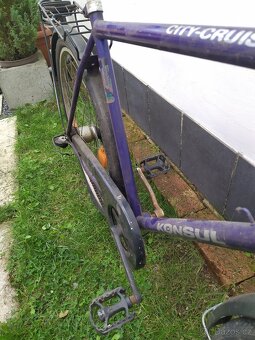 Městské vintage retro kolo KONSUL City-cruiser 28" - 15