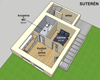Prodej vícegeneračního domu 135 m², pozemek 584 m² Baráčnick - 15