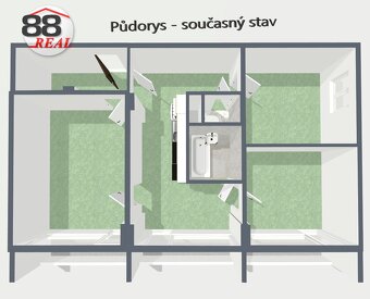 Prodej 3+1, DV, Budovatelská, Klášterec nad Ohří - 15