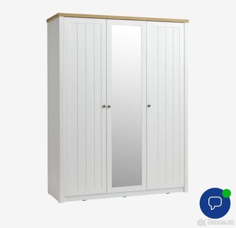 Satní skrín 162×210 bílá/ barva+komoda - 15