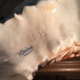 Velká porcelánová socha Bernardýn Goebel - 15