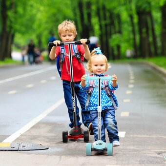 Nová dětská koloběžka scooter (124) - 15