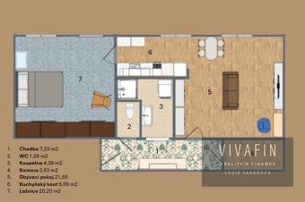 Pronájem bytu 2+1, 64 m2  Milovice, Topolová , okr. Nymburk - 15