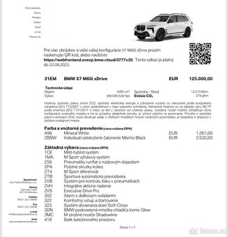 BMW x7 m60i , 2023/8 , 25.000km - 15