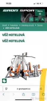 Hotelová věž domácí posilovna profi - 15
