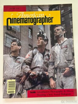 Set vintage filmového časopisu Cinematographer z osmdesátek - 15