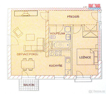 Pronájem bytu 2+kk, 58 m², Praha, ul. Špeciánova - 15