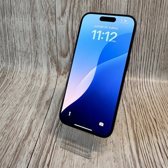 iPhone 15 Pro 128GB, modrý, eSIM (12 měsíců záruka) - 15