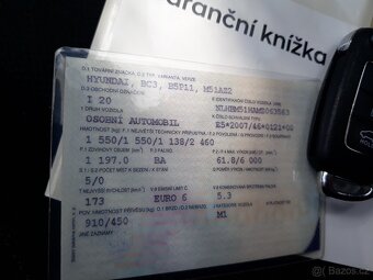 Hyundai i20 1.2i ,  2021, 2 x kola, v záruce, servisni kniha - 15
