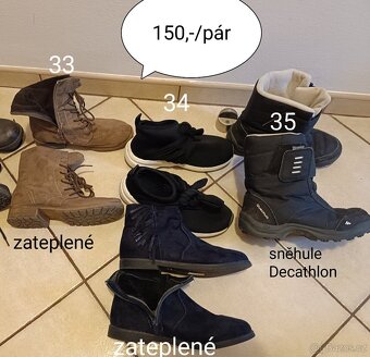 Dětská obuv dívka 25párů - 15