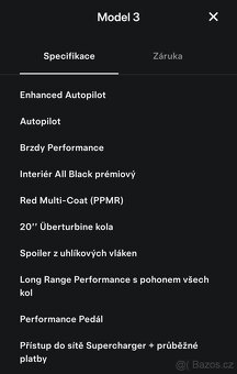 ✅ Tesla Model 3 Performance - refresh, tovární zár., EAP - 15