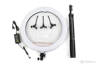 Profesionální RGB LED kruhové světlo 56 cm se stativem - 15