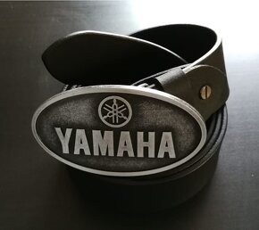 Luxusní kožený opasek s přezkou MOTO GUZZI - nový, nepoužitý - 15