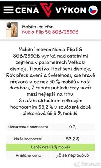 Nubia FLIP 5G 8 + 256 GB. Parádní skládačka za Top cenu. - 15