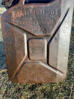 Kanystr Wehrmacht Brose u Co 1943 německý válečný - 15