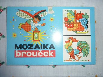 Retro mozaika Brouček Kovozávody Semily 1981 - 15