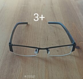 Dioptrické brýle na blízku 4+ a 3,5+ a 3+ - 15