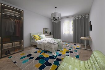 Prostorný byt 2+1, 80 m2 se zahradou v klidné lokalitě u met - 15