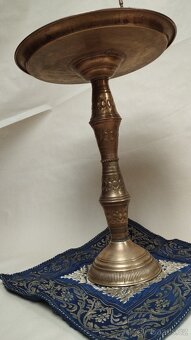 Orientalní lampa velká, stolek a malá lampa - 15