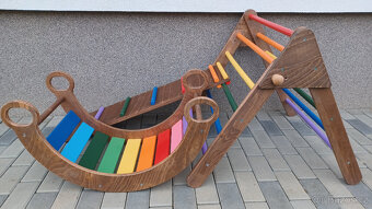 Dětská Montessori houpačka celobuková - 15