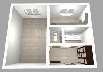 Milovice, pronájem bytu 1+1, 27m2, okr. Nymburk - 15