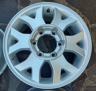 Litá kola originál 16" Ssangyong Rexton I. Tři typy - 15