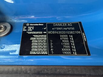 MERCEDES BENZ ACTROS 2546 6x2 hákový natahovák MEILLER - 15