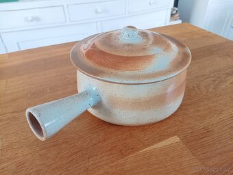 KAMENINOVÝ HRNEC RAMEKIN GRES DU MARAIS FRANCE - 15