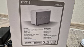 NAS Synology DS213j + 2x HDD WD Red 3TB - 15
