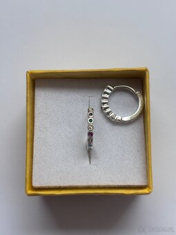 Nové stříbrné náušnice punc 925 - 15