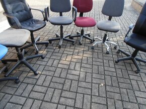 (((  11X KANCELÁŘSKÁ ŽIDLE+ 3 ŽIDLE  ))) - 15