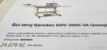 šicí stroj GARUDAN GOV-2005-34-nový - 15