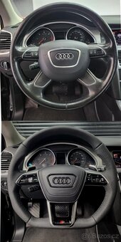 KOZENY VOLANT AUDI ZREZANY S PADLAMI AIRBAGEM - 15