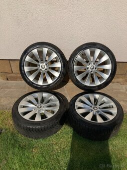 Škoda Superb 3, alu kola Pegasus 235/45/R18 se zimní pneu - 15