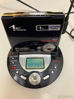 Sharp IM-DR580H NET MDLP minidisc walkman + extra IM-DR80 - 15