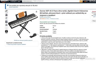 Donner DEP-45 E Piano Ultra tenké - 15