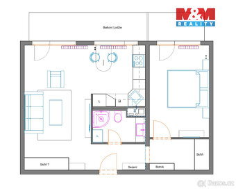 Prodej bytu 2+kk, 56 m², Teplice, ul. Jana Koziny - 15