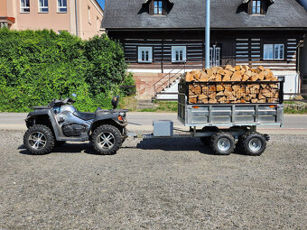 Hydraulický sklápěcí vozík za čtyřkolku 1.400kg s SPZ - 15