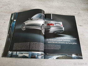 Prospekt BMW M3/M3 CSL E46, 100 stran německy 2003 - 15