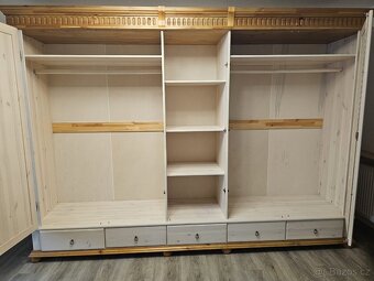 Celodřevěná ložnice Postel s úložným prostorem - 15