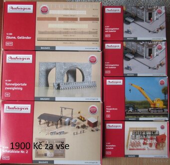 H0 - stavebnice, vyhybky -  železnice , vláčky , mašinky - 15