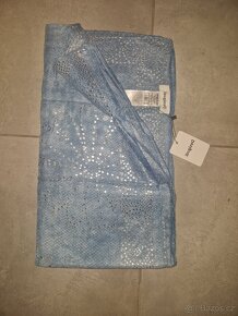 Desigual foul Galaxy dámský značkový šátek šála modrý lesklý - 15