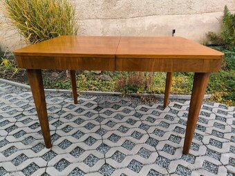 Art Deco jídelní rozkládací stůl Jindřich Halabala - 15