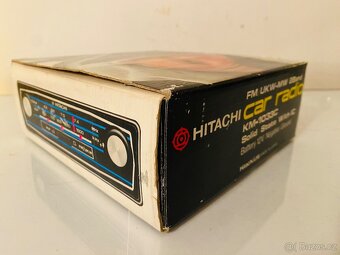 Vintage autorádio Hitachi KM 1033C, r.72, nové, zabalené - 15