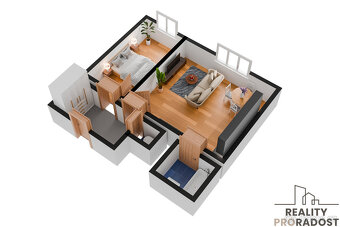 Prodej tichého bytu na Starém Městě s výhledem - 15