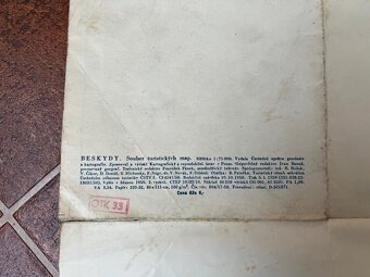Staré turistické mapy, r. 1958, 1959 a 1971 - 15