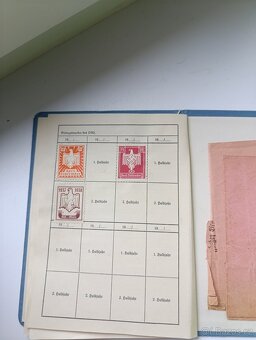 Staré německé doklady z války včetně razítek. - 15