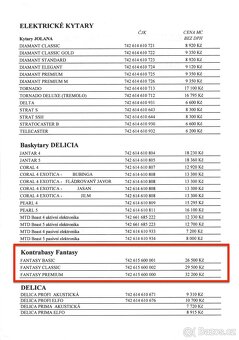 El. kontrabas DELICIA Fantasy (ELPRO-DELICIA Hořovice, 2004) - 15
