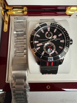 Ulysse Nardin Marine Diver, Chronometr, ocel. náramek+kaučuk - 15